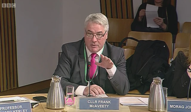 Leader of Glasgow City Council, Councillor Frank McAveety