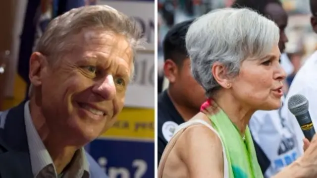 Gary Johnson and Jill Stein