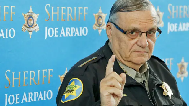 Maricopa County Sheriff Joe Arpaio speaks at a news conference in Phoenix, Arizona - 18 December 2013