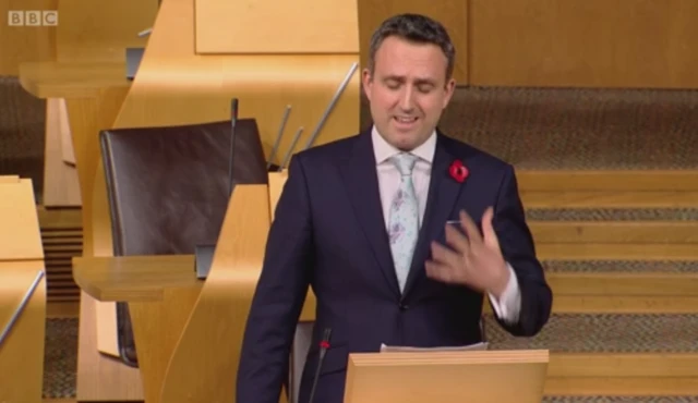 Scottish Liberal Democrat Alex Cole-Hamilton