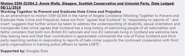 Scottish Conservative amendment