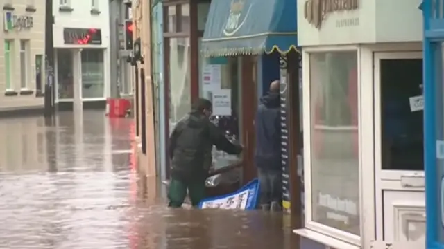 Flooding in Braunton