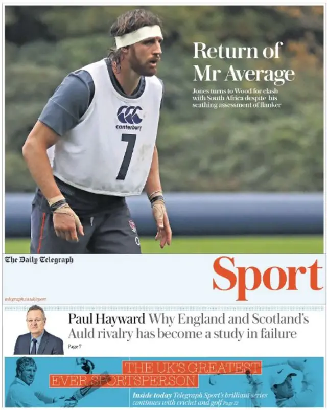 Telegraph backpage