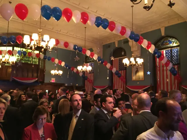 Canadians gathered at the Albany Club in Toronto - 8 November 2016