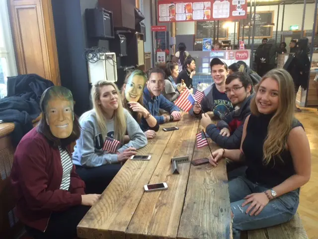 Students at the University of Leicester