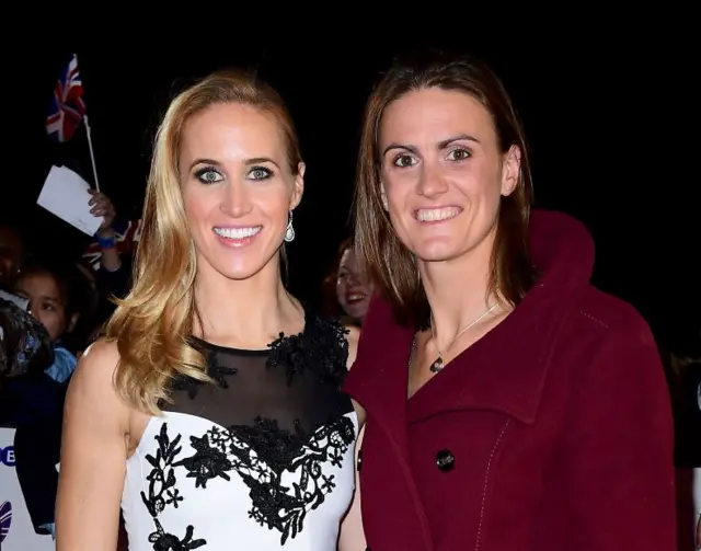 Helen Glover and Heather Stanning. Pic: PA