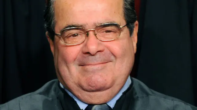 Justice Scalia, file pic from October 8, 2010