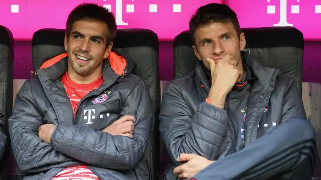 Lahm and Thomas Muller