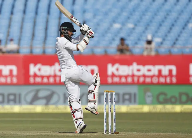 Moeen Ali plays a shot