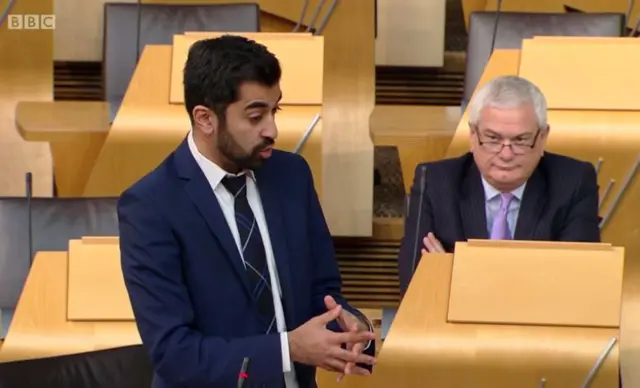 Transport Minister Humza Yousaf