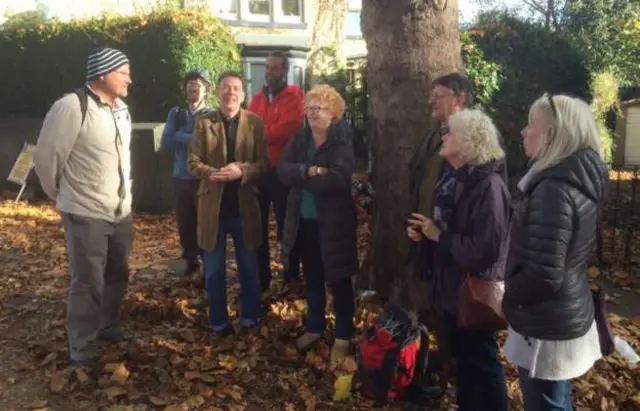 Tree protest Marden Road