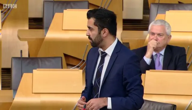 Transport Minister Humza Yousaf