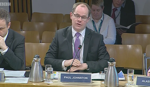 Paul Johnston from the Scottish government