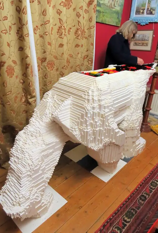 Lego polar bear