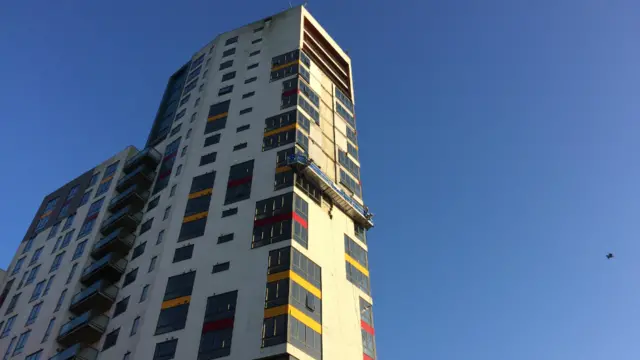 Gantry in place on The Mill, Ipswich