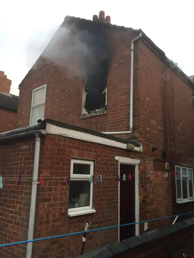 Severe fire in Coventry