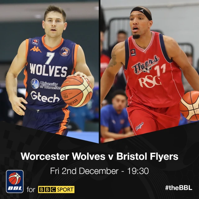 Worcester Wolves v Bristol Flyers in BBL action