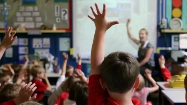 Pupils in a classroom