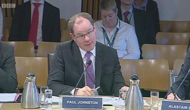 Paul Johnston from the Scottish government