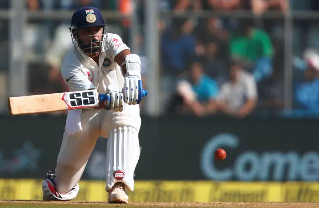 Murali Vijay plays a shot