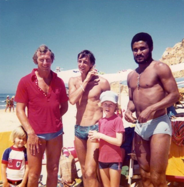 Cruyff, Eusebio, Bob Wilson