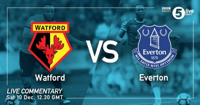 Watford v Everton graphic