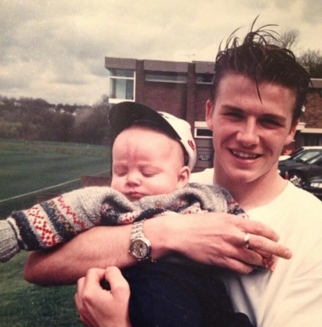 Baby with David Beckham