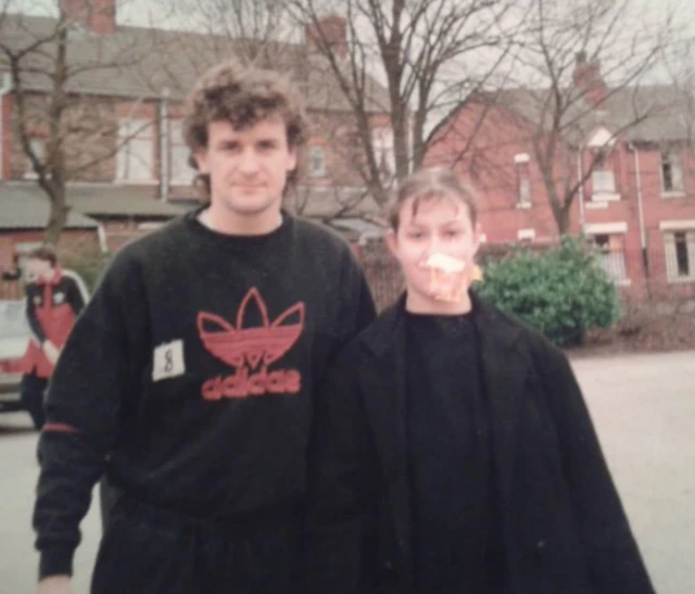 Mark Hughes and Liz Tray