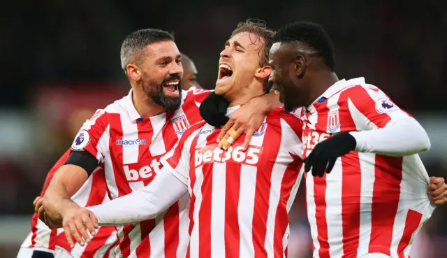 Stoke celebrate