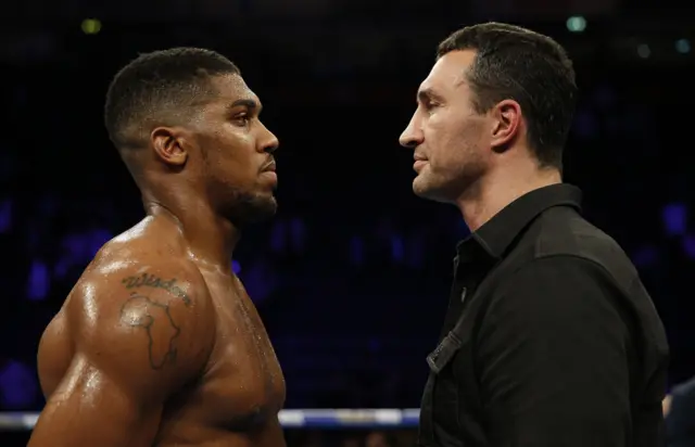 Joshua and Klitschko