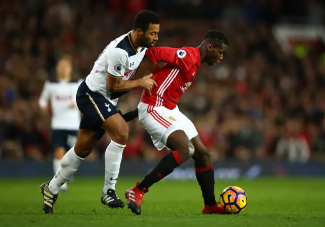 Paul Pogba and Mousa Dembele