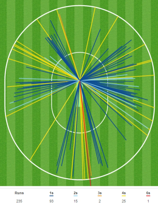 Virat Kohli wagon wheel