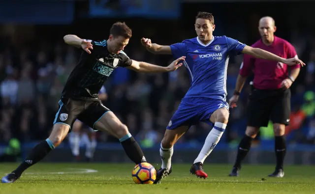 Jonny Evans with Nemanja Matic