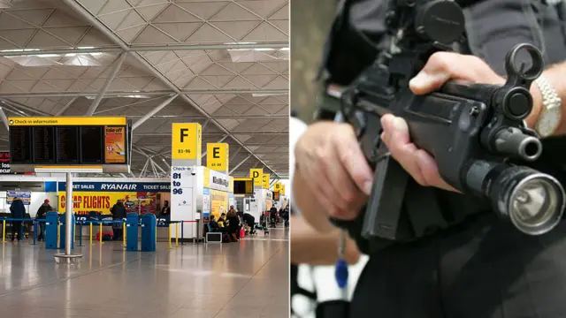 Stansted/Terror police