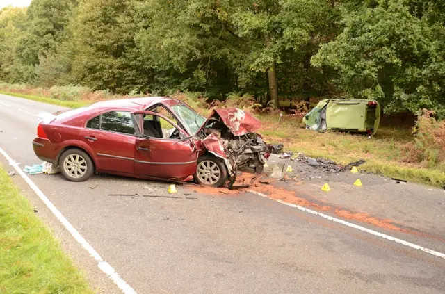Santon Downham road crash