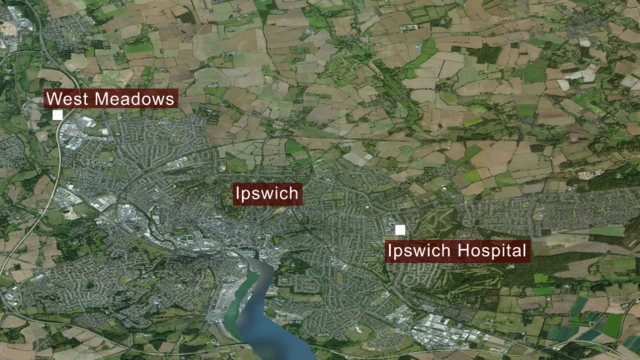 Map of Ipswich