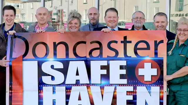 Members of the Safe Haven team