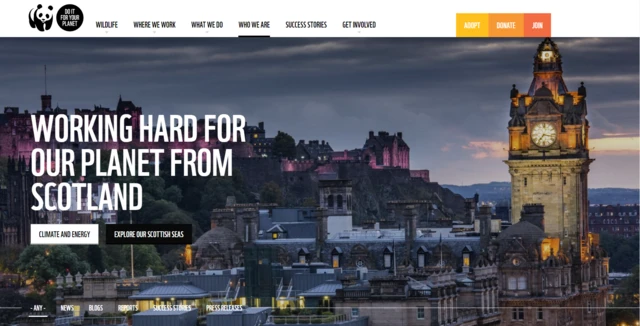 WWF Scotland website