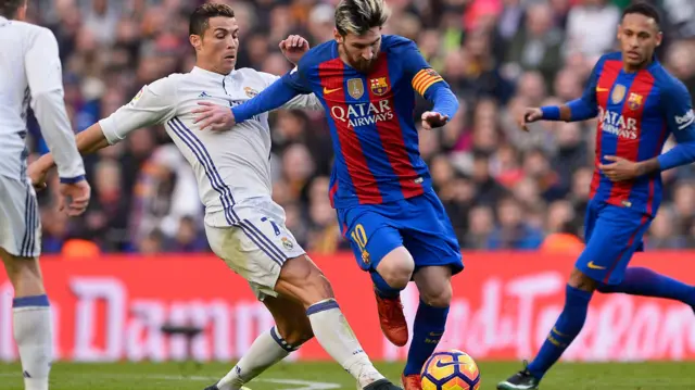Cristiano Roanldo and Lionel Messi