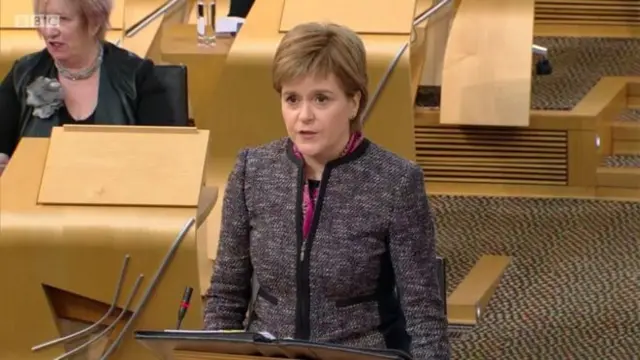Nicola Sturgeon said Scotland's Pisa scores were "not good enough"