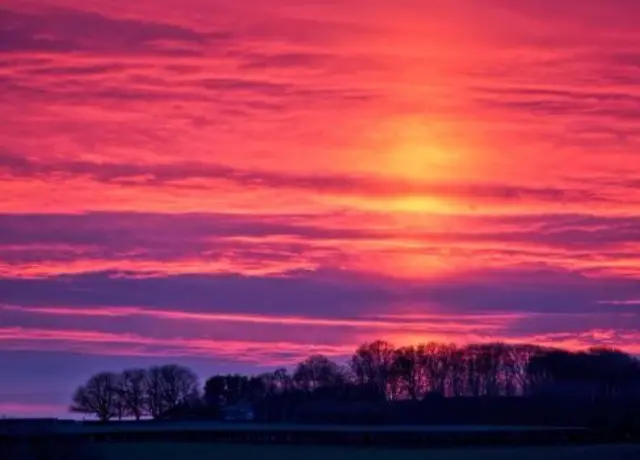 Muston sunset
