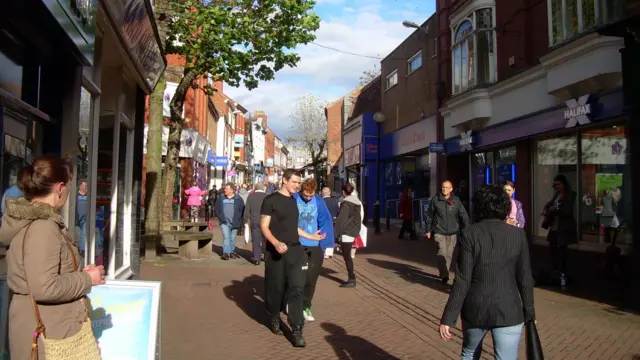 Bailey Street in Oswestry
