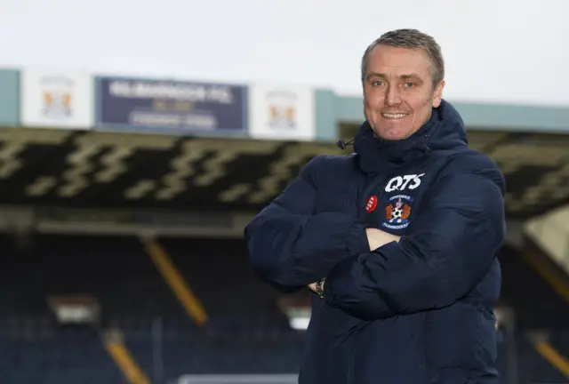 Kilmarnock manager Lee Clark