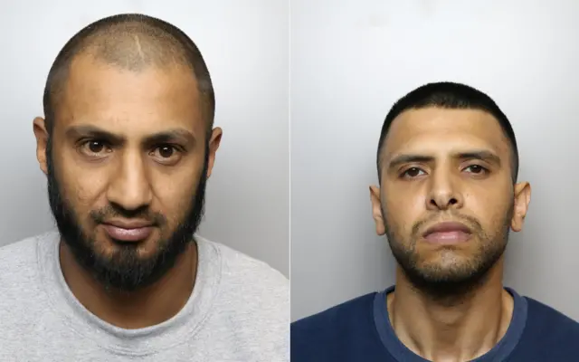 Amjad Khan (left) and Ismail Khan (right)