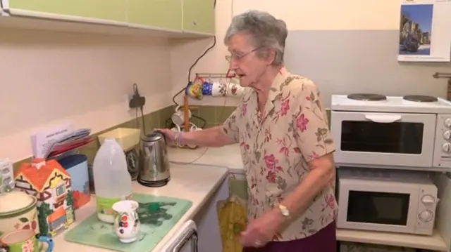 Woman in a kitchen