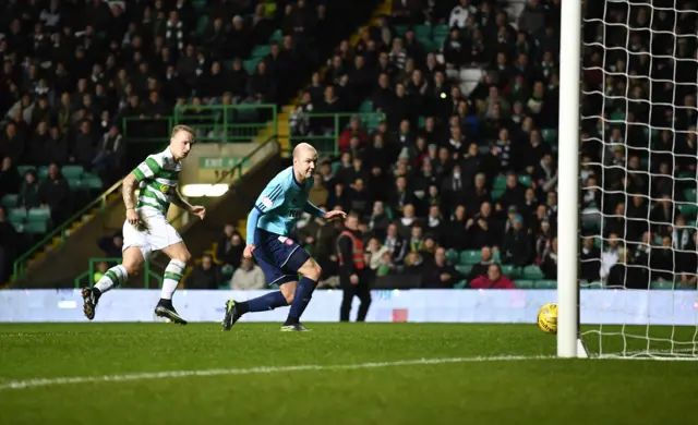 Leigh Griffiths slots Celtic's opening goal