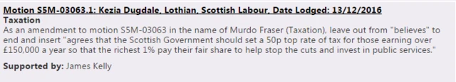 Labour amendment