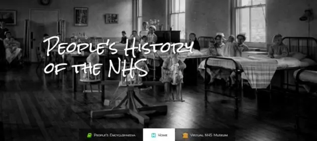 People's History of the NHS poster