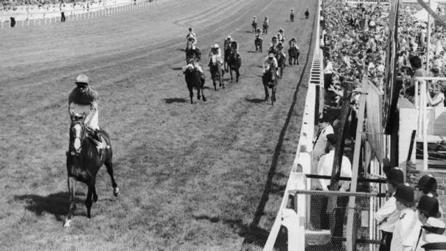 Shergar winning Derby