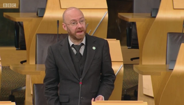 Scottish Greens Co-convener Patrick Harvie